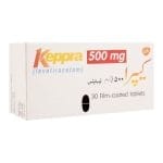 GSK Keppra Tablet, 500mg, 30-Pack