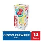 Getz Pharma Cenova Chewable Tablet, Cranberry Extract, 14-Pack
