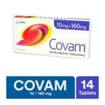 Getz Pharma Covam Tablet, 10mg + 160mg, 14-Pack