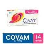 Getz Pharma Covam Tablet, 5mg + 80mg, 14-Pack