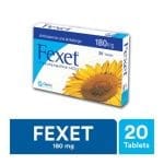 Getz Pharma Fexet Tablet, 180mg, 20-Pack