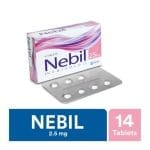 Getz Pharma Nebil Tablet, 2.5mg, 1-Strip