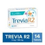Getz Pharma Trevia R2 Tablet, 5mg + 100mg, 14-Pack